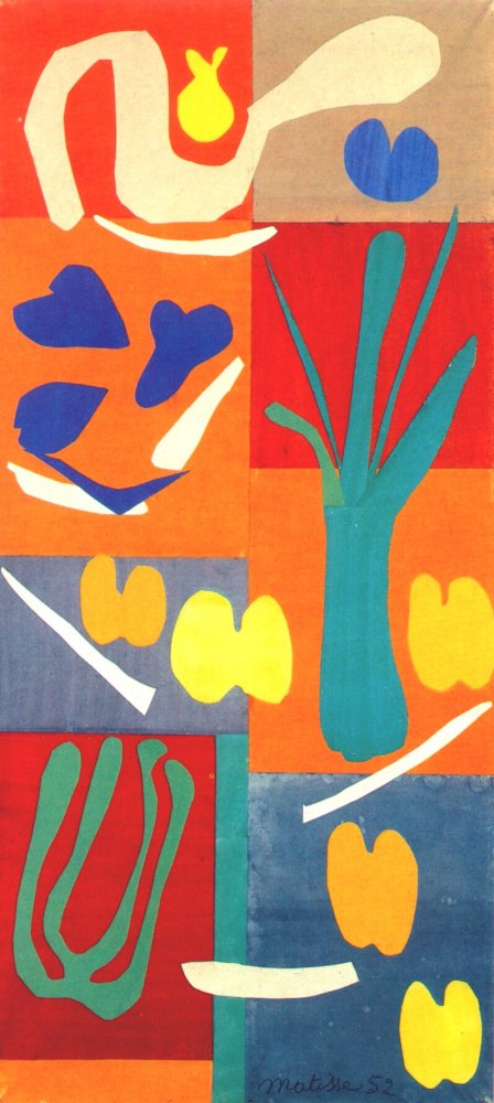 Henri MATISSE - 1951 - " Légumes" - Gouaches découpées