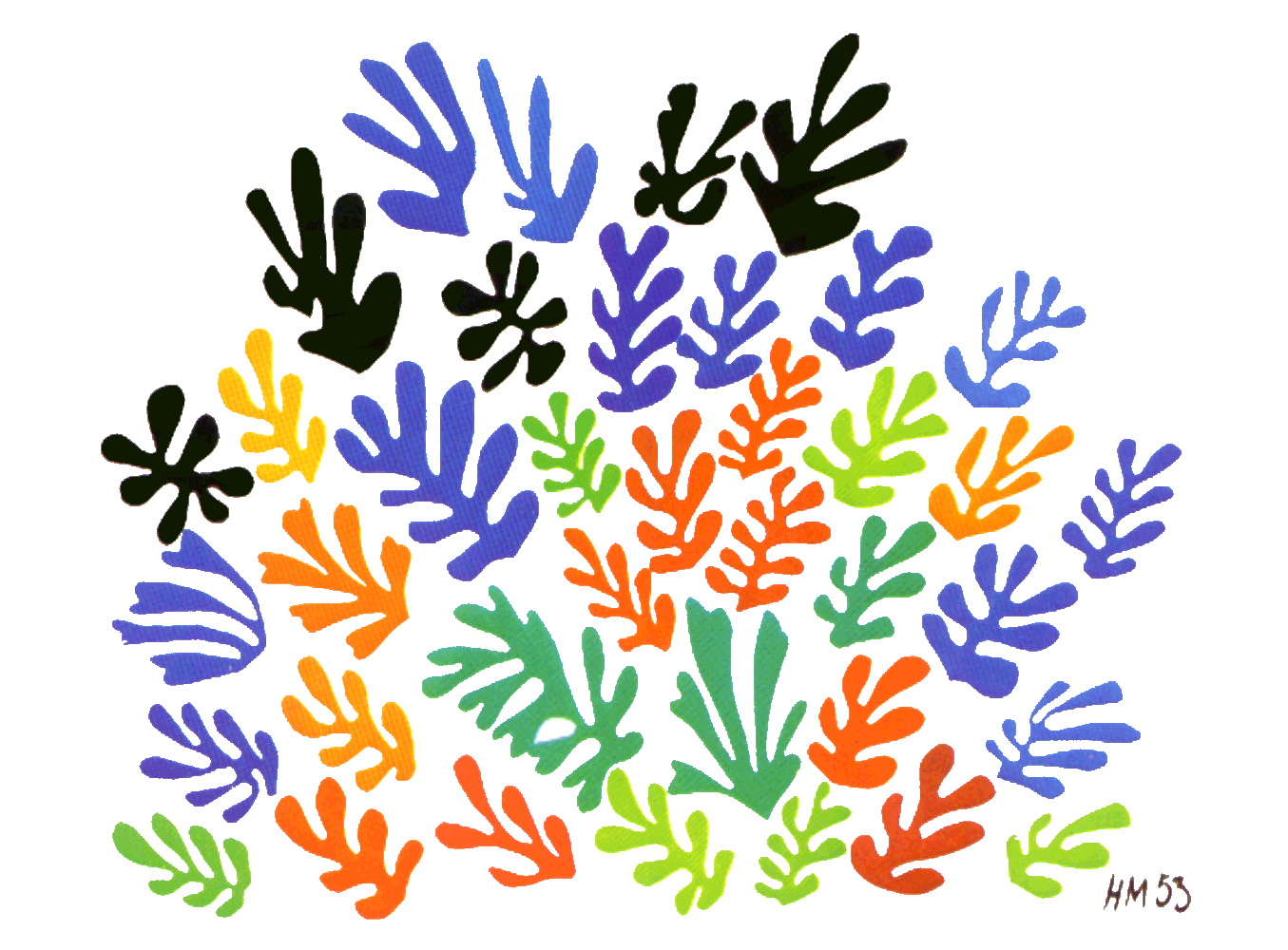 Henri MATISSE - 1952 - "La Gerbe" -